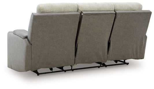 WhipLash - Sisal - Power Reclining Sofa With Adj Headrest - Hornell Furniture Outlet
