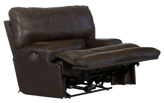 Wembley - Power Headrest With Lumbar Lay Flat Recliner - Hornell Furniture Outlet