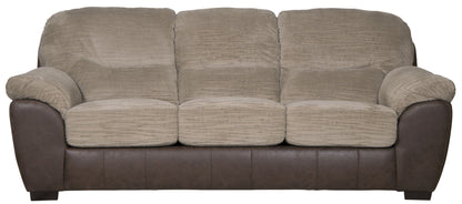 McMahon - Sofa With Drop Down Table - Bark - Hornell Furniture Outlet