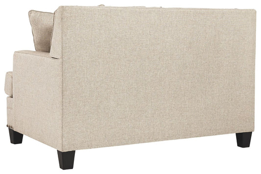 Claredon - Linen - Loveseat - Hornell Furniture Outlet