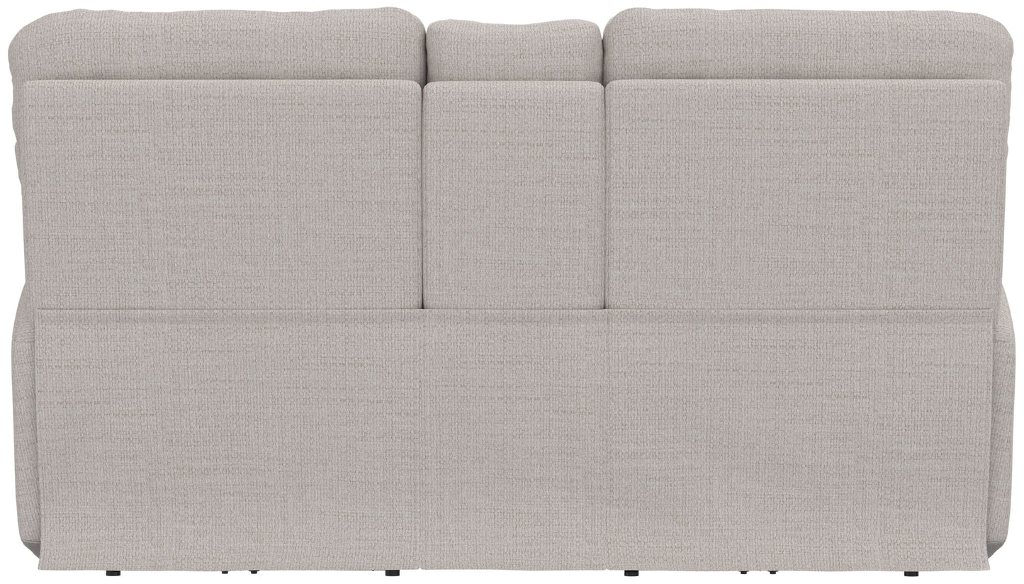 Sanctuary - Health & Wellness Power Reclining Console Loveseat With Power Adjustable Headrest And Lumbar / Therapeutic Heat & Massage - Winter - Hornell Furniture Outlet
