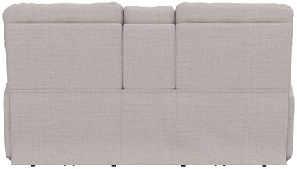 Sanctuary - Health & Wellness Power Reclining Console Loveseat With Power Adjustable Headrest And Lumbar / Therapeutic Heat & Massage - Winter - Hornell Furniture Outlet