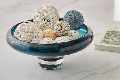 Vallborough - Teal Blue - Bowl - Hornell Furniture Outlet