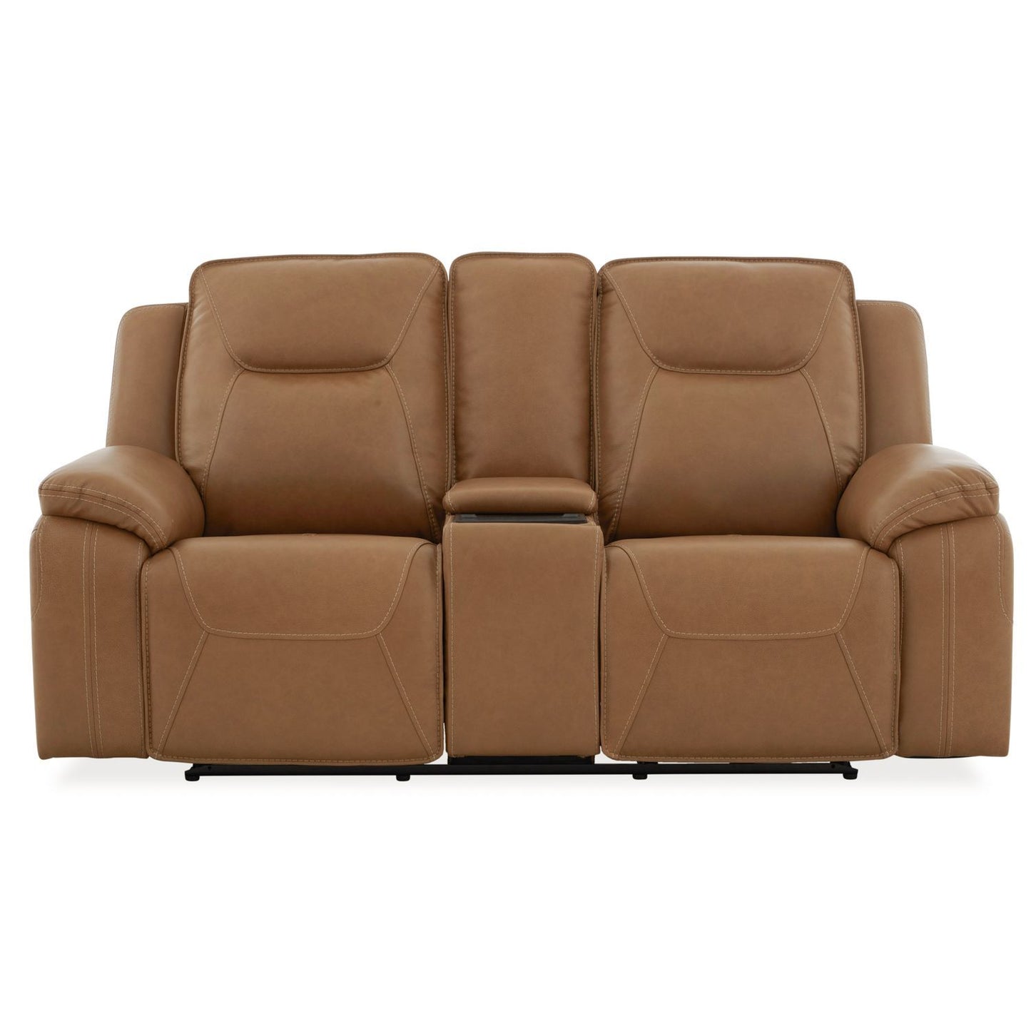 Callihan - Loveseat With Console P3 & ZW - Brown - Hornell Furniture Outlet
