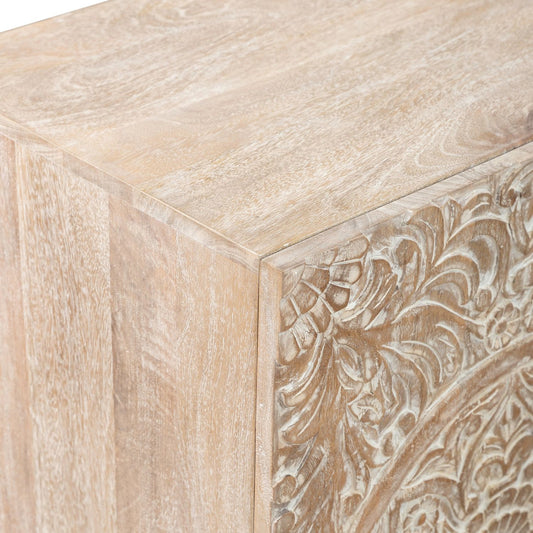 Melody - 3 Door Accent Cabinet - Brown - Hornell Furniture Outlet