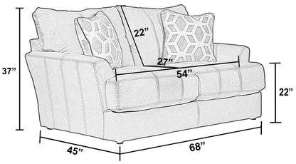 Prato - Loveseat - Hornell Furniture Outlet