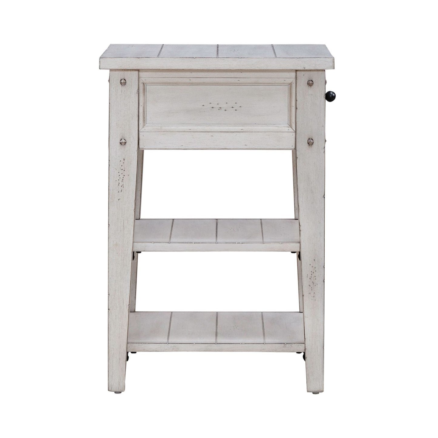 Lake House - Chair Side Table - Hornell Furniture Outlet