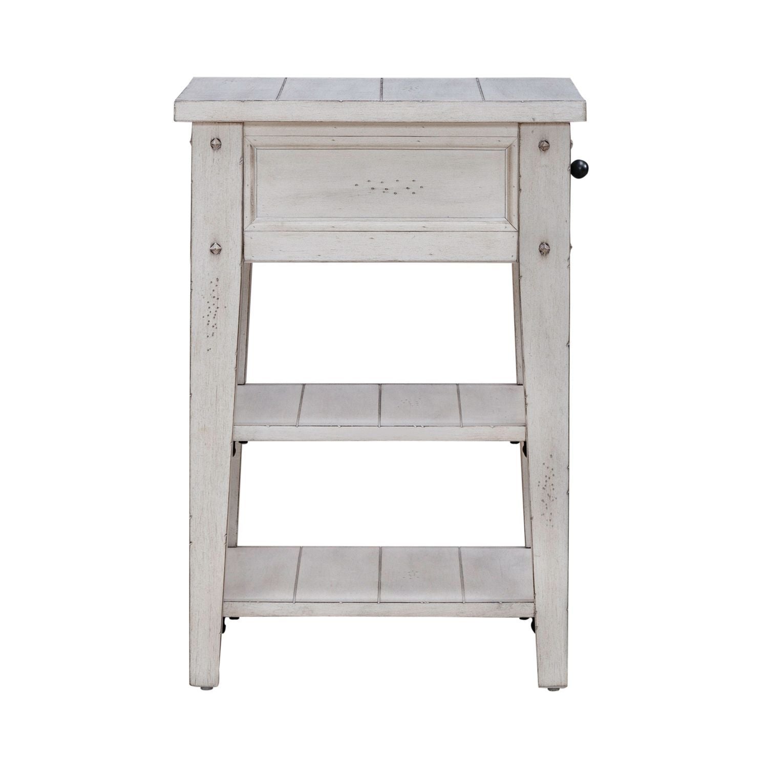 Lake House - Chair Side Table - Hornell Furniture Outlet