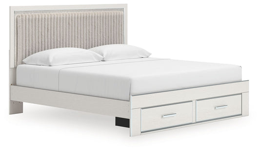 Zuraleus - Upholstered Panel Platform Storage Bed - Hornell Furniture Outlet