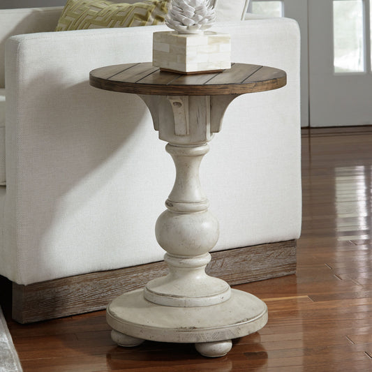 Morgan Creek - Chair Side Table - White - Hornell Furniture Outlet