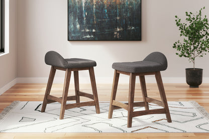 Lyncott - Upholstered Barstool (Set of 2) - Hornell Furniture Outlet