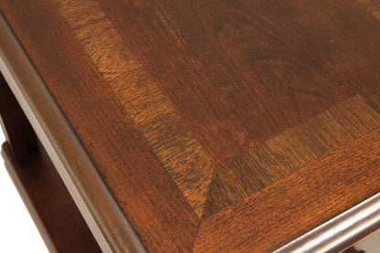 Breegin - Chair Side End Table - Removable Tray - Brown - Hornell Furniture Outlet