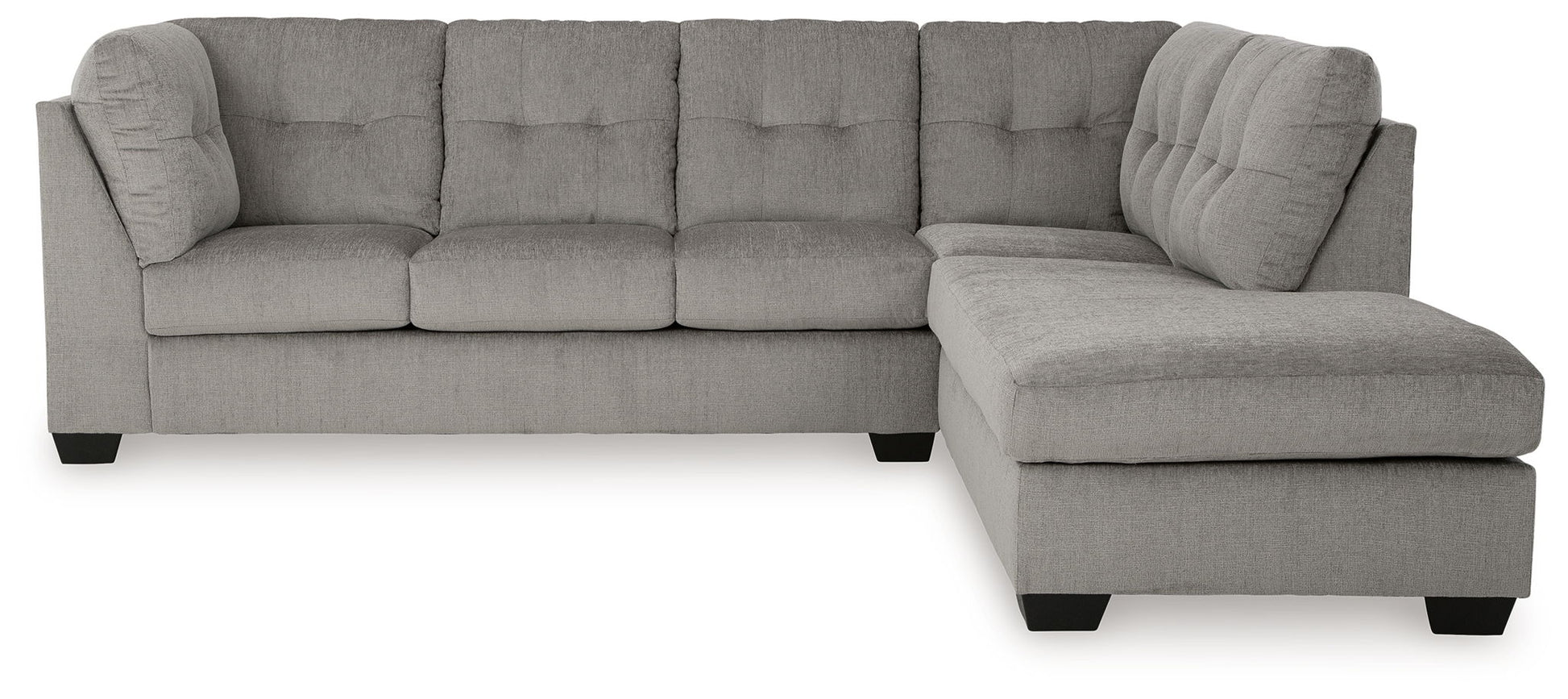 Lanelly - Alloy - 2 - Piece Sectional With Raf Corner Chaise - Hornell Furniture Outlet