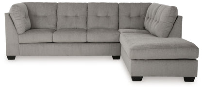 Lanelly - Alloy - 2 - Piece Sectional With Raf Corner Chaise - Hornell Furniture Outlet