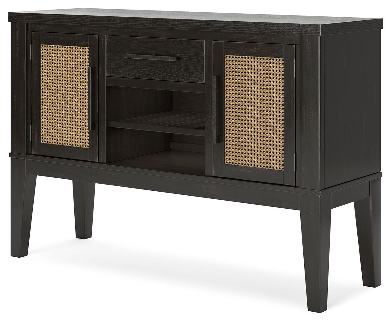 Galliden - Black - Dining Room Server - Hornell Furniture Outlet