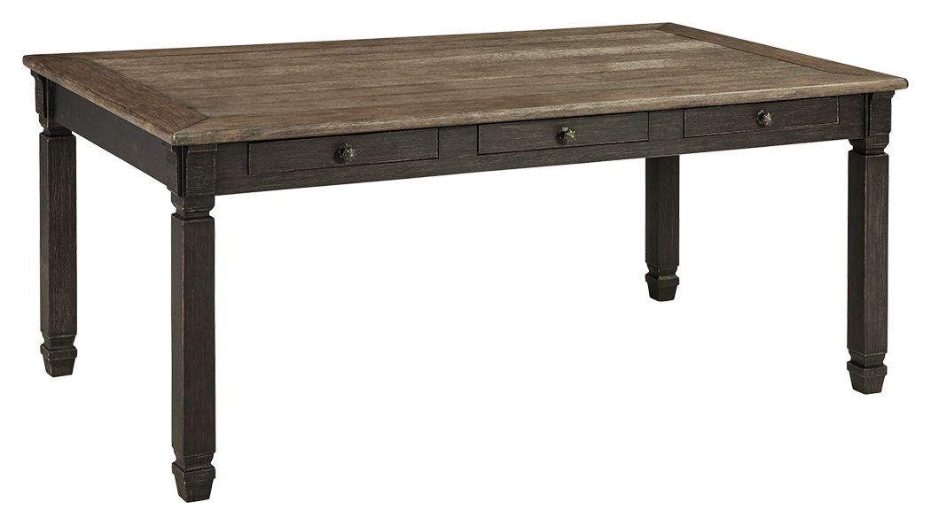 Tyler Creek - Black / Gray - Rectangular Dining Room Table - Hornell Furniture Outlet