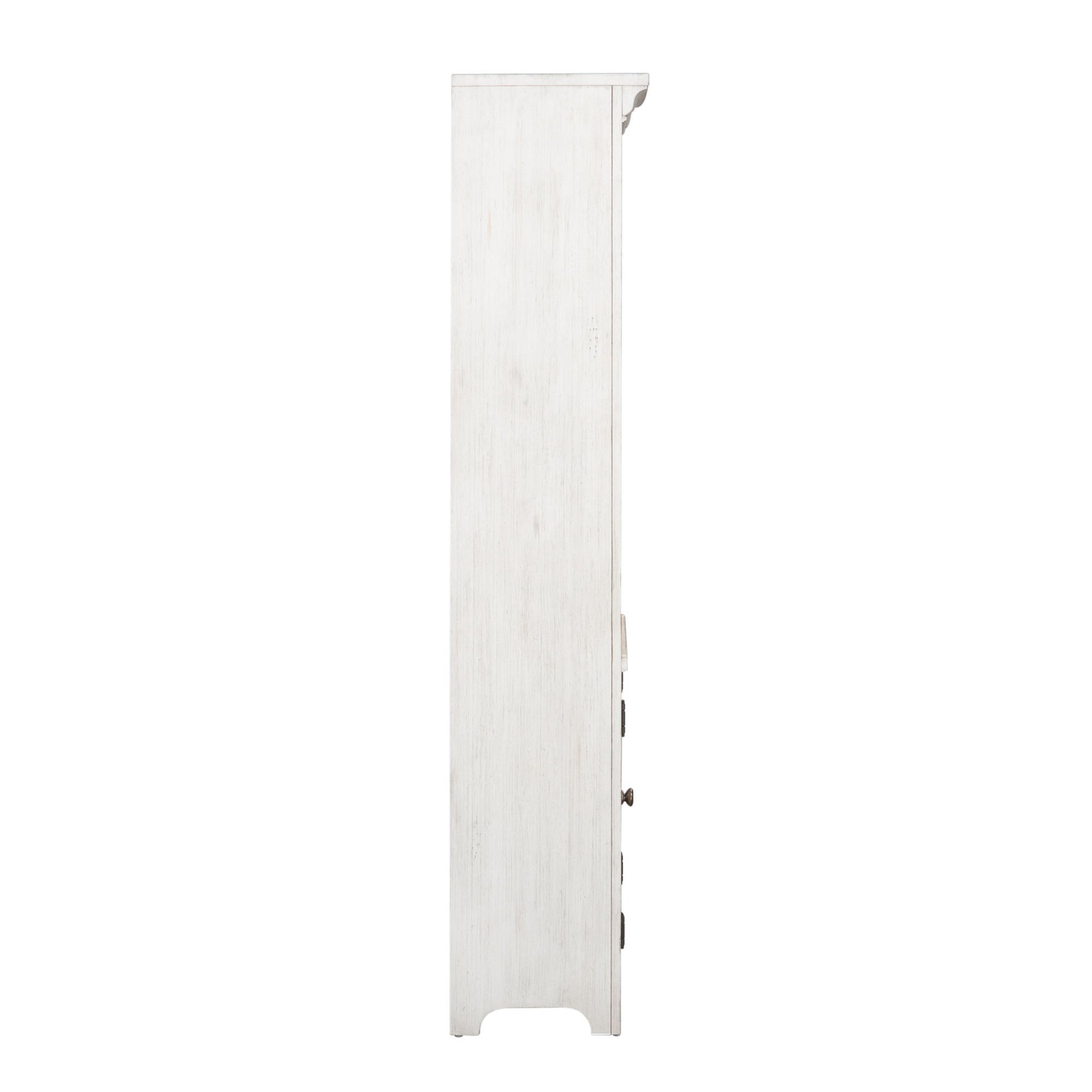 Farmhouse Reimagined - Bookcase - White - Hornell Furniture Outlet