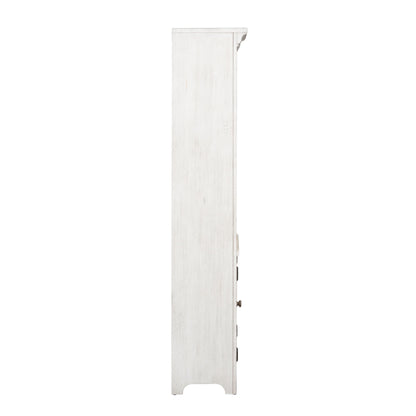 Farmhouse Reimagined - Bookcase - White - Hornell Furniture Outlet