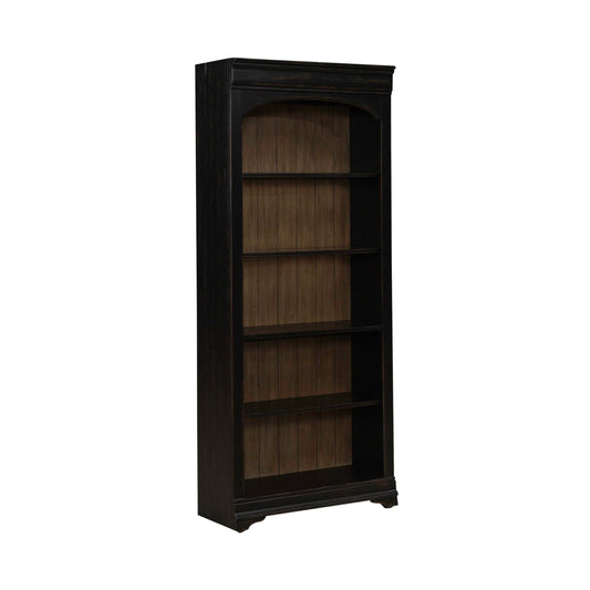 Meritage - Bunching Bookcase - Aged Charcoal - Hornell Furniture Outlet