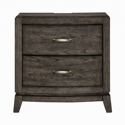 Avalon - Nightstand With Charging Station - Hornell Furniture Outlet