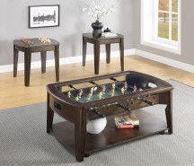 Diletta - 3 Piece Table Set - Brown - Hornell Furniture Outlet