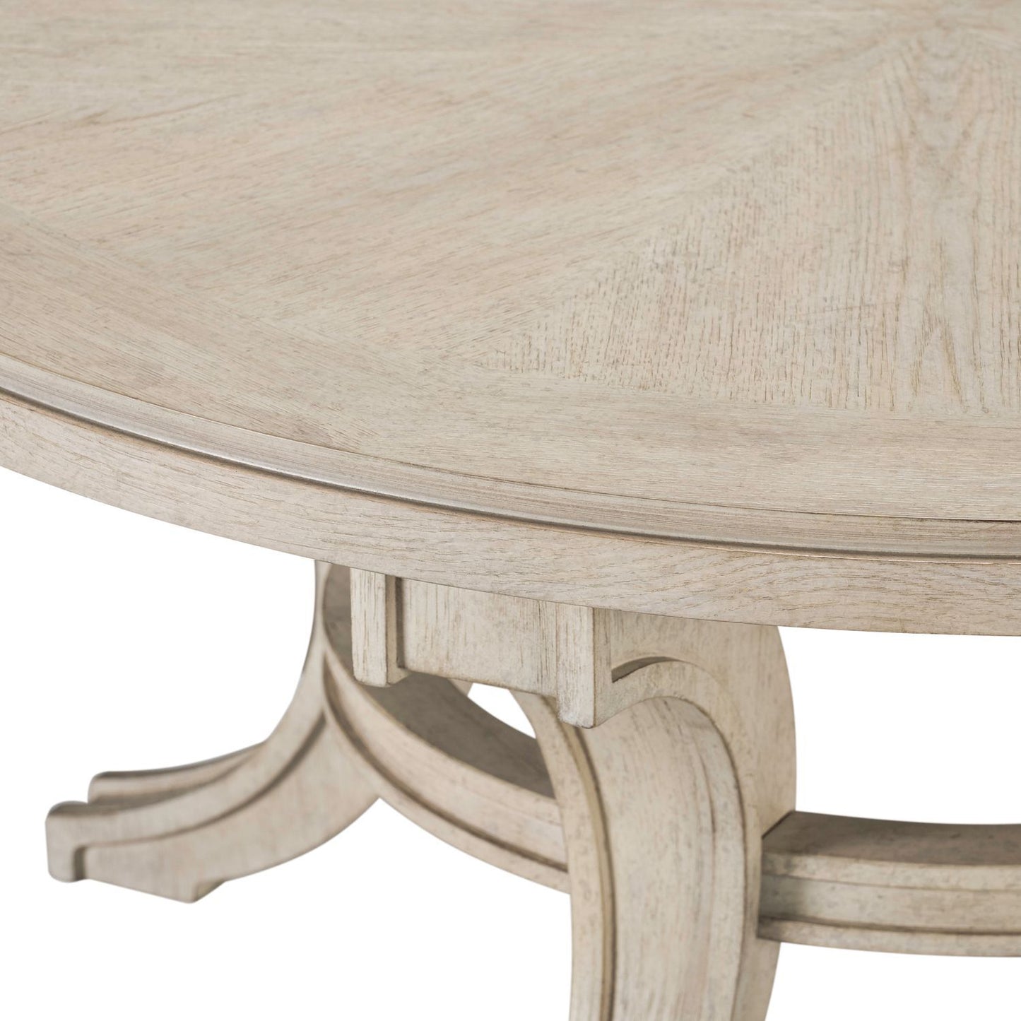 New Haven - Round Cocktail Table - Sanctuary White - Hornell Furniture Outlet