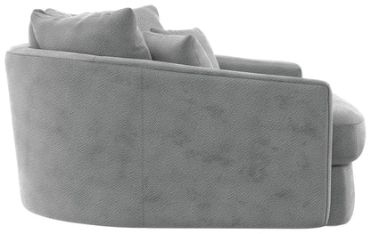 Matty - Round Accent Cuddle Chaise - Hornell Furniture Outlet