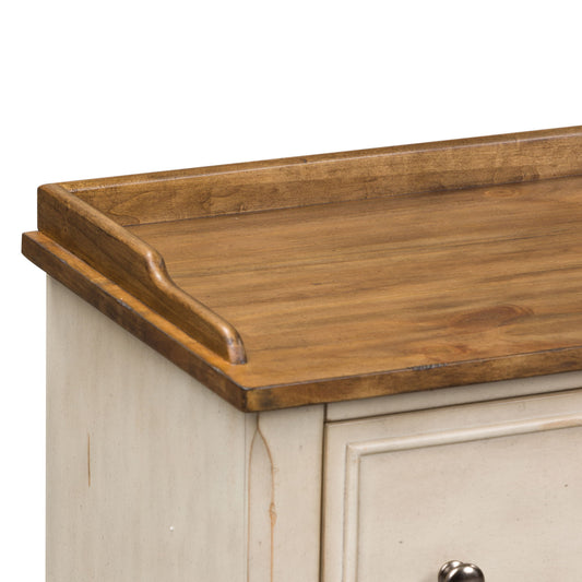 Morgan Creek - Storage Hall Bench - White - Hornell Furniture Outlet