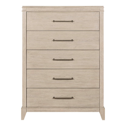 New Haven - 5 Drawer Chest - White - Hornell Furniture Outlet