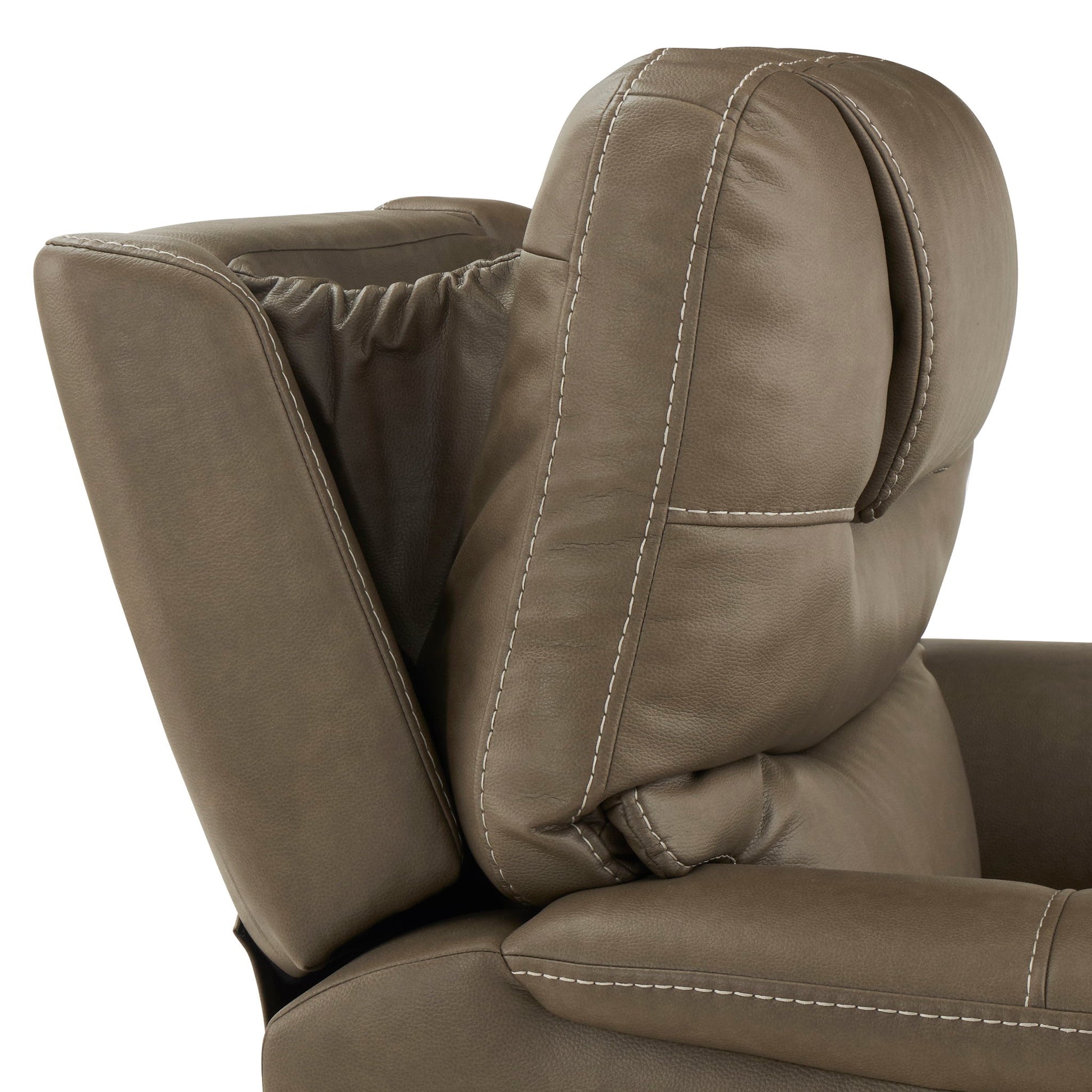 Adelaide - Dual Power, Zero Gravity Recliner - Brown - Hornell Furniture Outlet