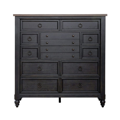 Americana Farmhouse - 12 Drawer Chesser - Hornell Furniture Outlet
