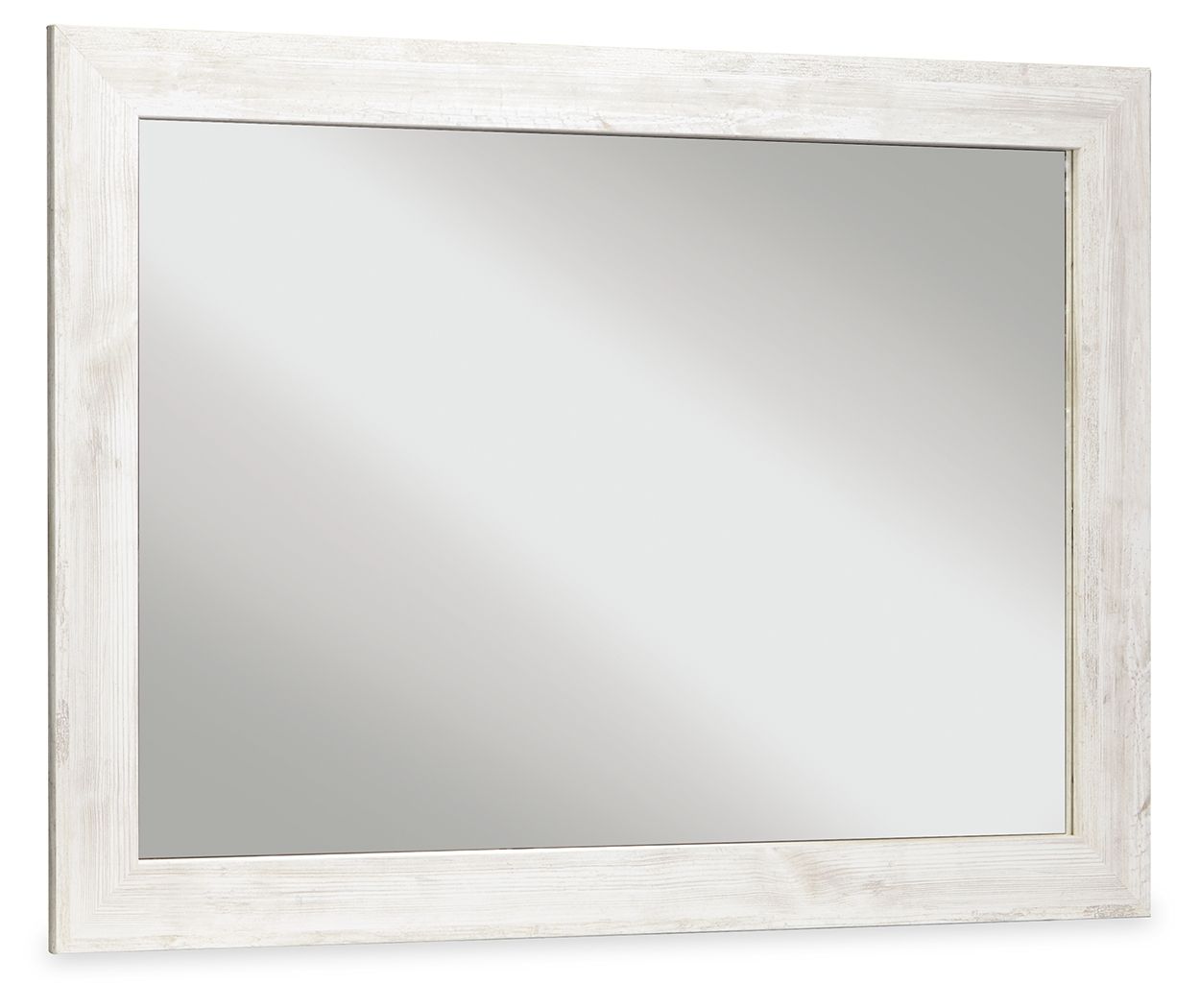 Paxberry - Bedroom Accent Mirror - Whitewash - Hornell Furniture Outlet