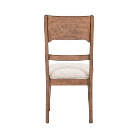 Harmony - Panel Back Side Chair (RTA) - Brownstone - Hornell Furniture Outlet
