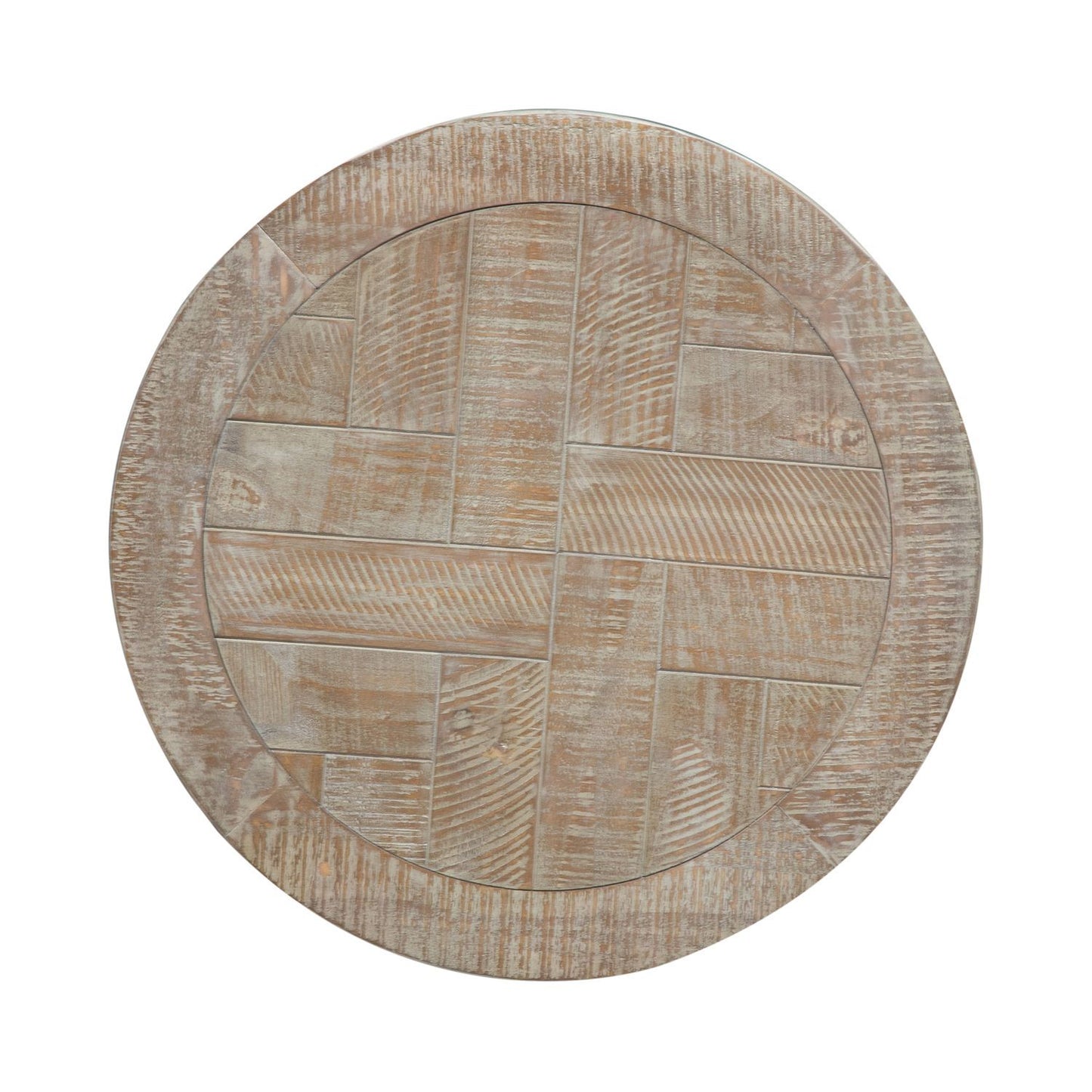 Parkland Falls - Round End Table - Light Brown - Hornell Furniture Outlet