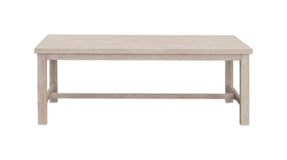 Blakley - Outdoor Aluminum Coffee Table - White - Hornell Furniture Outlet