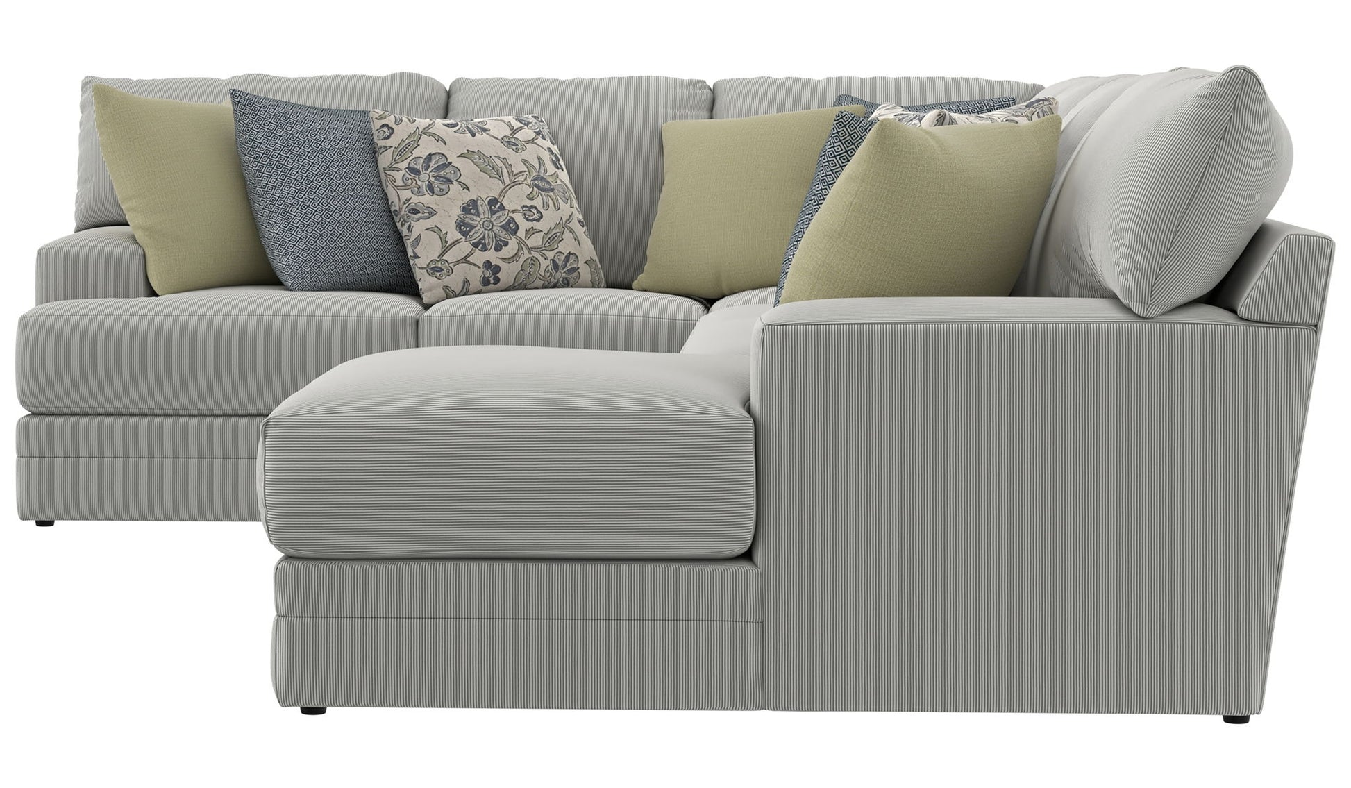 Stockbridge - Sectional With Comfort Coil Seating And 9 Accent Pillows Included - Hornell Furniture Outlet