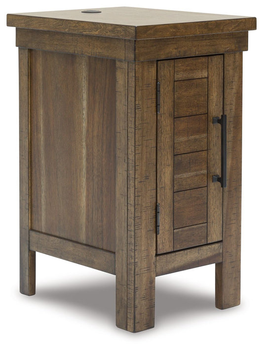 Moriville - Grayish Brown - Chair Side End Table - Hornell Furniture Outlet