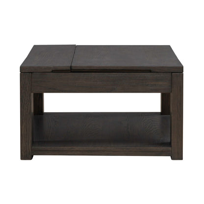 Lennox Hill - Lift Top Cocktail Table - Dark Brown - Hornell Furniture Outlet