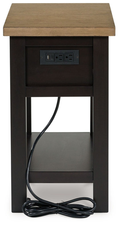 Drazmine - Brown - Chair Side End Table - Hornell Furniture Outlet