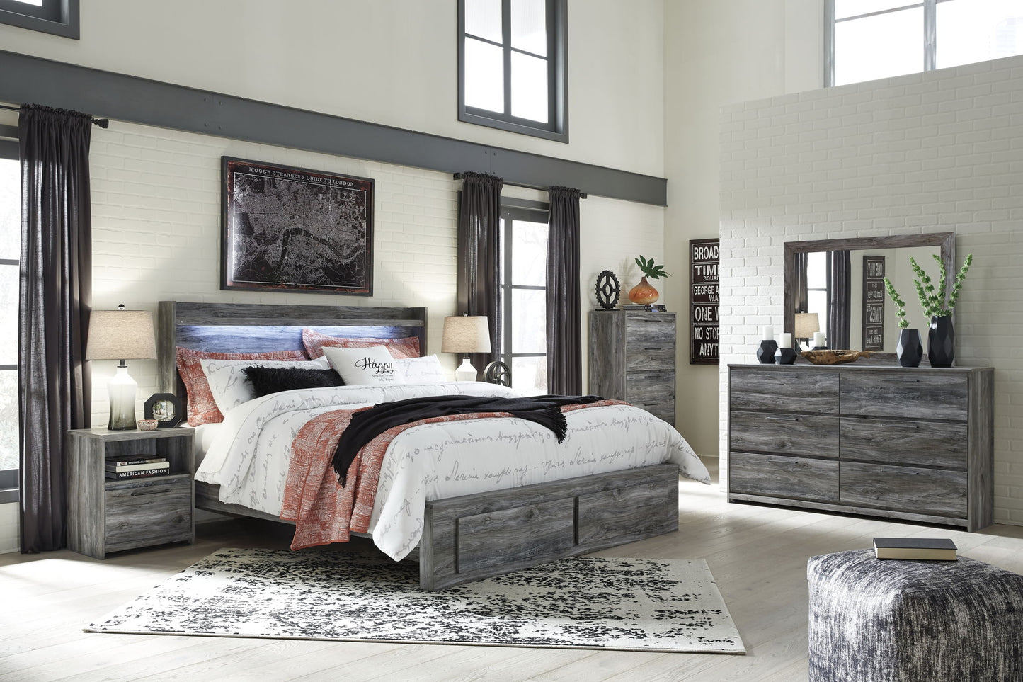 Baystorm - Panel Bedroom Set - Hornell Furniture Outlet