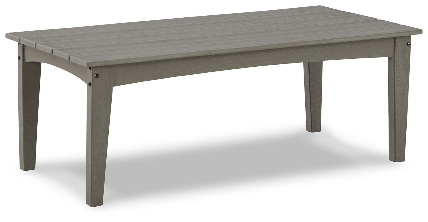 Visola - Rectangular Cocktail Table - Gray - Hornell Furniture Outlet
