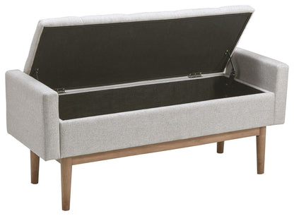Briarson - Beige / Brown - Storage Bench - Hornell Furniture Outlet