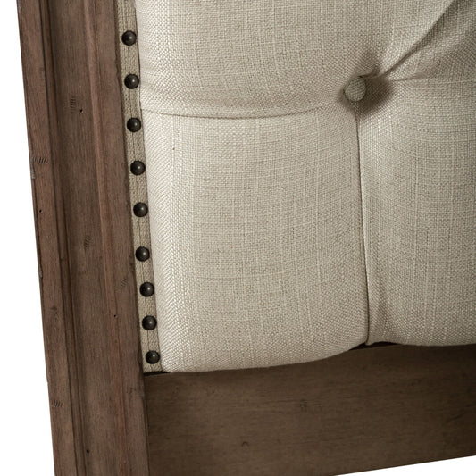 Americana Farmhouse - Upholstered Sleigh Headboard - Hornell Furniture Outlet