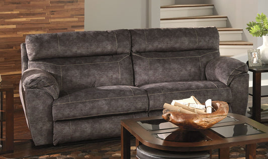Sedona - Power Headrest Lay Flat Reclining Sofa - Hornell Furniture Outlet