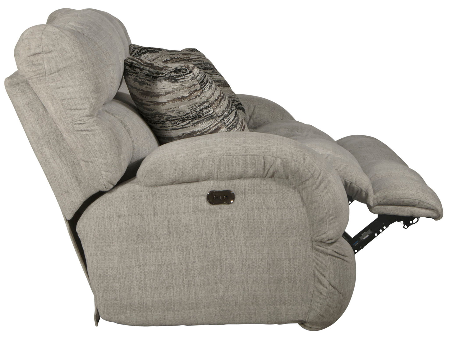 Ashland - Power Lay Flat Reclining Sofa - Hornell Furniture Outlet