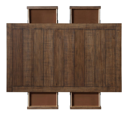 Joanna - Dining Set With Brown Table - Hornell Furniture Outlet