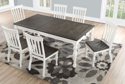 Joanna - Dining Table - Two Tone - Hornell Furniture Outlet