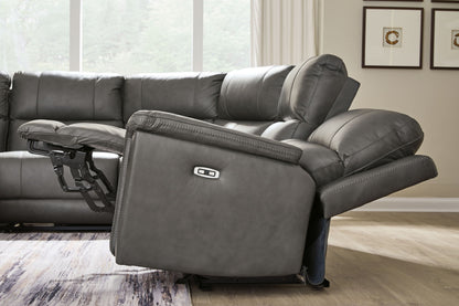 Bleckley - Reclining Sectional - Hornell Furniture Outlet