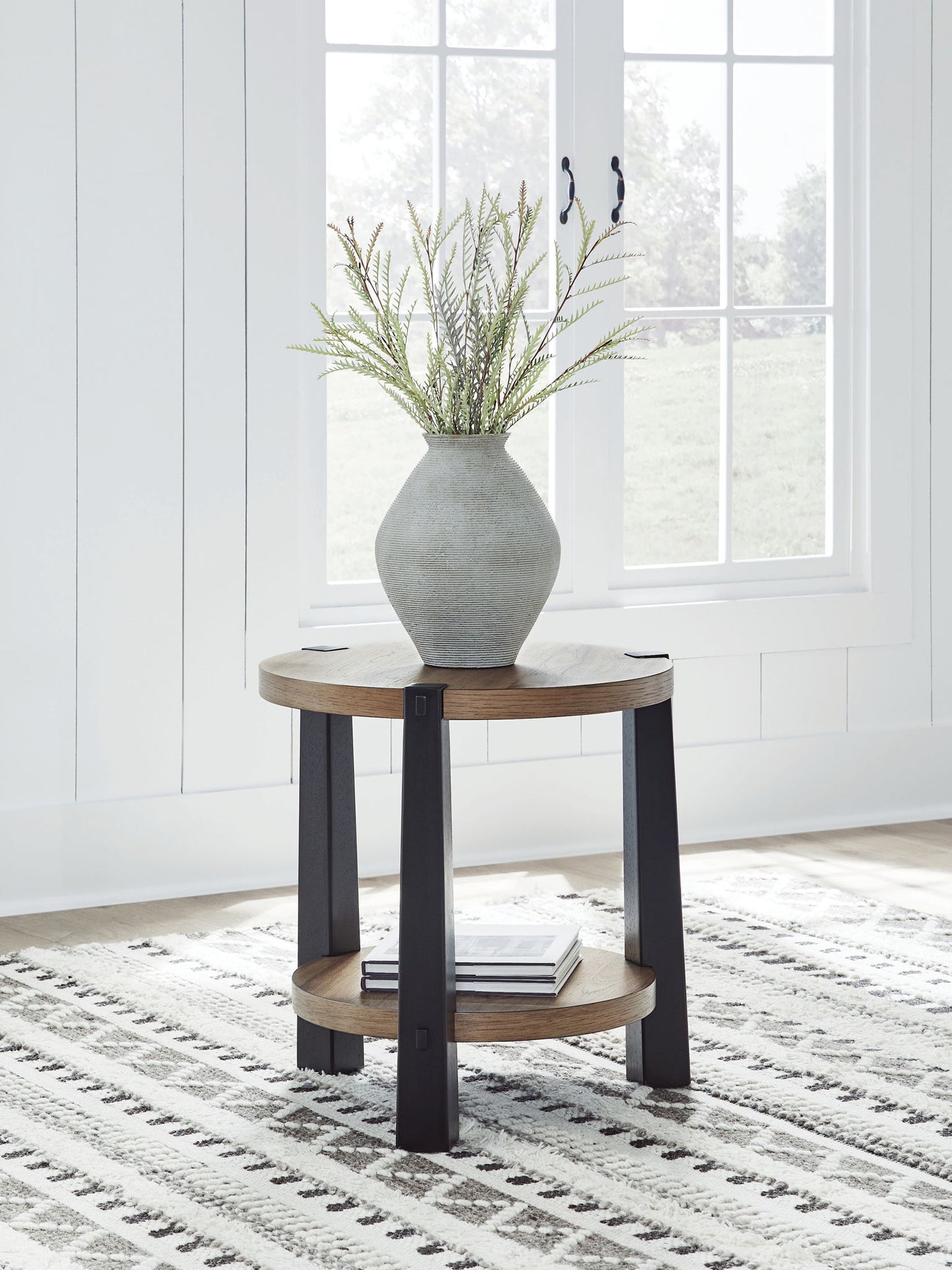 Ridgester - Round Table - Hornell Furniture Outlet
