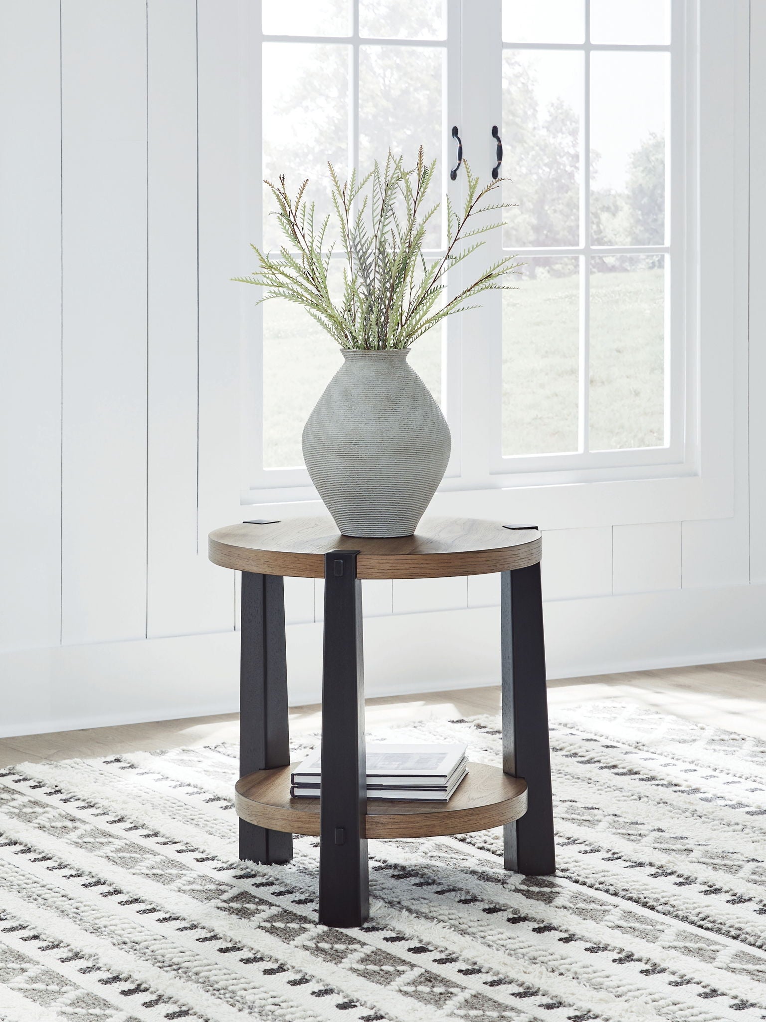 Ridgester - Round Table - Hornell Furniture Outlet